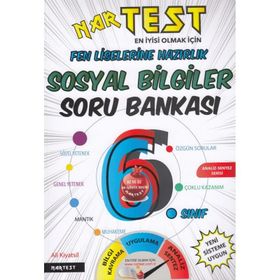 6.Sınıf Süper Zeka Sosyal Bilgiler Soru Bankası - Nartest Yayınları