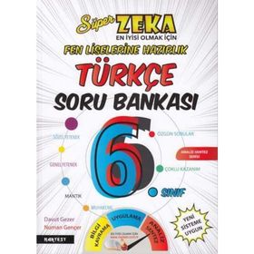 6. Sınıf Süper Zeka Türkçe Soru Bankası Fen Liselerine Hazırlık