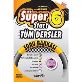 6.Sınıf Süperstart Tüm Dersler Soru Bankası Startfen Yayınları