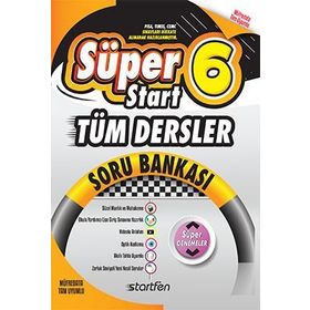 6.Sınıf Süperstart Tüm Dersler Soru Bankası Startfen Yayınları