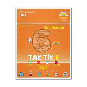 6.Sınıf Taktikli Sözel Soru Bankası-Tonguç Akademi Yayınları