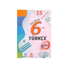 6. Sınıf Tam Benlik Türkçe 15 Deneme-Bilimyolu Yayınları