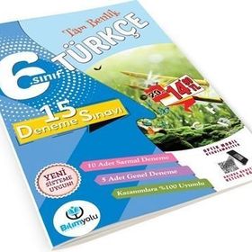 6. Sınıf Tam Benlik Türkçe 15 Deneme-Bilimyolu Yayınları