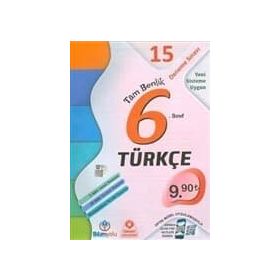 6. Sınıf Tam Benlik Türkçe 15 Deneme-Bilimyolu Yayınları
