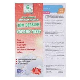 6. Sınıf Tüm Dersler Çek Kopart Yaprak Test-Bulut Eğitim Kültür Yayınları