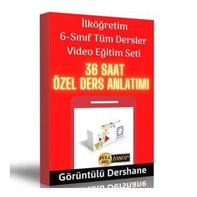 6.Sınıf Tüm Dersler Görüntülü Eğitim Seti