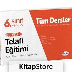 6. Sınıf Tüm Dersler Hızlı Telafi Eğitimi Kollektif Editör Yayınları