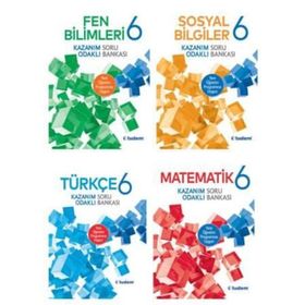 6.Sınıf Tüm Dersler Kazanım Odaklı Soru Bankası Seti Tudem Yayınları