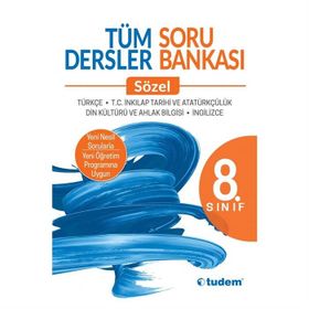 6.Sınıf Tüm Dersler Kazanım Odaklı Soru Bankası Seti Tudem Yayınları