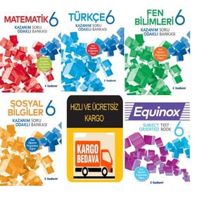 6.Sınıf Tüm Dersler Kazanım Odaklı Soru Bankası Seti Tudem Yayınları