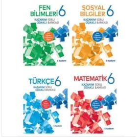6.Sınıf Tüm Dersler Kazanım Odaklı Soru Bankası Seti Tudem Yayınları