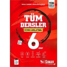 6. Sınıf Tüm Dersler Konu Anlatımlı Sınav Yayınları