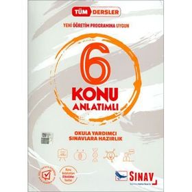 6. Sınıf Tüm Dersler Konu Anlatımlı Sınav Yayınları