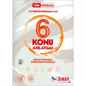 6. Sınıf Tüm Dersler Konu Anlatımlı Sınav Yayınları