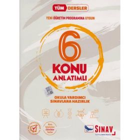 6. Sınıf Tüm Dersler Konu Anlatımlı Sınav Yayınları