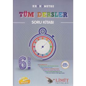 6. Sınıf Tüm Dersler Kronometre Soru Kitabı Limit Yayınları