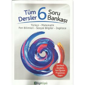6.Sınıf Tüm Dersler Soru Bankası Bilgi Küpü Yayınları