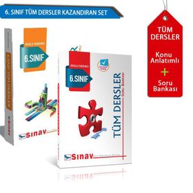 6. Sınıf Tüm Dersler Soru Bankası Kazandıran Set Sınav Yayınları