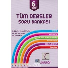 6.sınıf Tüm Dersler Soru Bankası / Kolektif / Karekök Eğitim Yayın