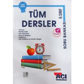 6. Sınıf Tüm Dersler Soru Bankası Kollektif Açı Yayınları