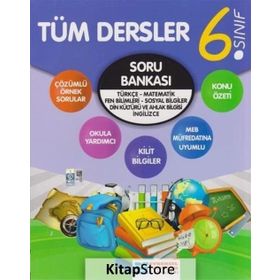 6. Sınıf Tüm Dersler Soru Bankası / Kollektif / Evrensel İletişim Yayınları
