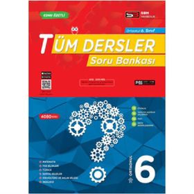 6. Sınıf Tüm Dersler Soru Bankası - Soru Bankası Merkezi Yayınları
