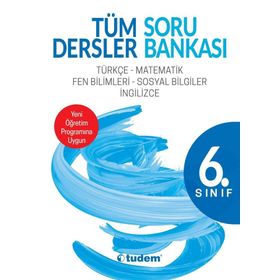 6. Sınıf Tüm Dersler Soru Bankası Tudem Yayınları