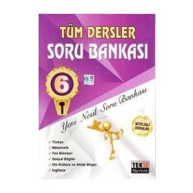 6.sınıf Tüm Dersler Sözel Sayısal Soru Bankası Tekiz Yayınları