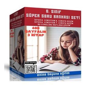 6. Sınıf Tüm Dersler Süper Soru Bankası Seti