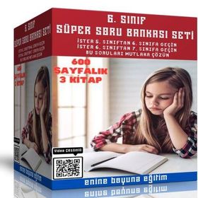 6. Sınıf Tüm Dersler Süper Soru Bankası Seti