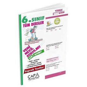 6. Sınıf Tüm Dersler Yaprak Test - Çapa Yayınları