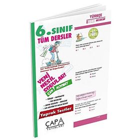 6. Sınıf Tüm Dersler Yaprak Test - Çapa Yayınları