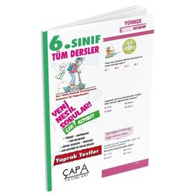 6. Sınıf Tüm Dersler Yaprak Test - Çapa Yayınları
