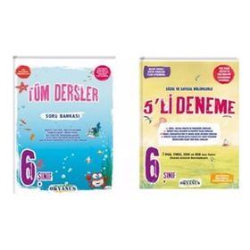 6. Sınıf Tüm Dersler+5'li Deneme-Okyanus Yayınları