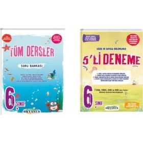 6. Sınıf Tüm Dersler+5'li Deneme-Okyanus Yayınları