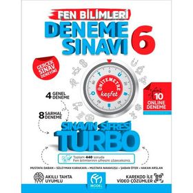 6. Sınıf Turbo Fen Bilimleri Soru Bankası-Model Eğitim Yayınları