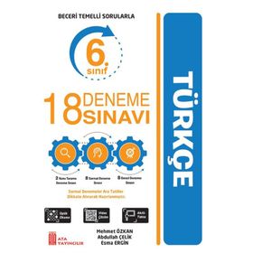 6. Sınıf Türkçe 18 Deneme Sınavı - Ata Yayıncılık