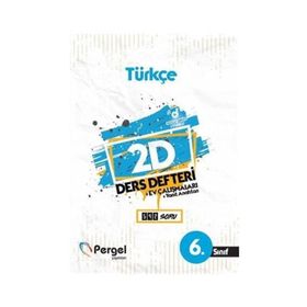 6. Sınıf Türkçe 2D Ders Defteri Kollektif Pergel Yayınları