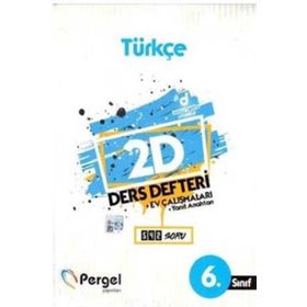 6. Sınıf Türkçe 2D Ders Defteri Kollektif Pergel Yayınları