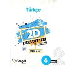6. Sınıf Türkçe 2D Ders Defteri Kollektif Pergel Yayınları