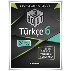 6. Sınıf Türkçe 3 Boyut Yeni Nesil Sorularla-Tudem Yayınları