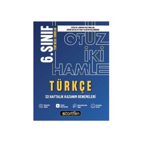 6. Sınıf Türkçe 32 Haftalık Kazanım Denemeleri Startfen Yayınları