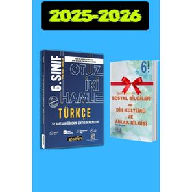 6. Sınıf Türkçe 32 Haftalık Kazanım Denemeleri Startfen Yayınları