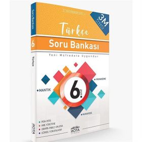6. Sınıf Türkçe 3M Prestij Soru Bankası-Rota Yayınları