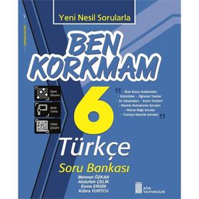 6. Sınıf Türkçe Ben Korkmam Soru Bankası Ata Yayıncılık