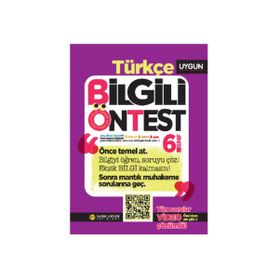 6. Sınıf Türkçe Bilgili Ön Test- Sadık Uygun Yayınları