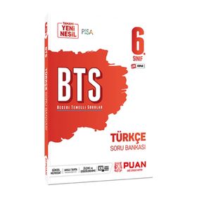 6. Sınıf Türkçe BTS Beceri Temelli Soru Bankası-Puan Yayınları