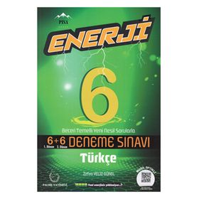 6. Sınıf Türkçe Enerji 6+6 Deneme Sınavı Palme Yayınları