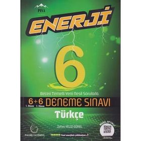 6. Sınıf Türkçe Enerji 6+6 Deneme Sınavı Palme Yayınları