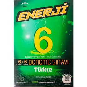 6. Sınıf Türkçe Enerji 6+6 Deneme Sınavı Palme Yayınları